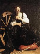 St Catherine of Alexandria fdf Caravaggio