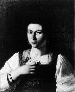 Portrait of a Courtesan fg Caravaggio