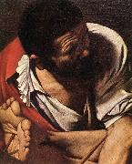 The Crucifixion of Saint Peter (detail) fdg Caravaggio