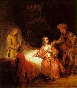 Joseph Accused by Potiphar's Wife Rembrandt