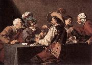 The Card Players dh ROMBOUTS, Theodor