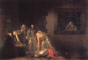 The Beheanding of tst john the baptist Caravaggio
