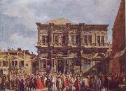 The Feast Day of St Roch Canaletto