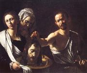Salome Receives the Head of Saint John the Baptist Caravaggio