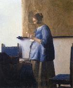 Woman Reading a Letter JanVermeer