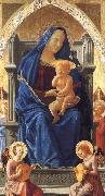 The Virgin and Child with Angels MASACCIO