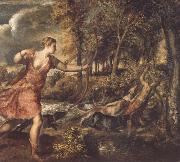 The Death of Actaeon  Titian