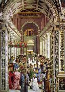 Aeneas Piccolomini Crowned as Pope Pinturicchio