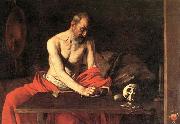 St Jerome 1607 Oil on canvas Caravaggio