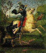 Saint George and the Dragon, a small work Raphael