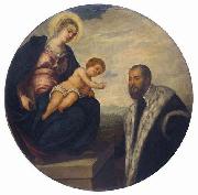 Madonna with Child and Donor, Tintoretto