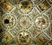 the ceiling of the stanza della segnatura, vatican palace Raphael