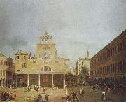 Platz vor San Giacomo di Rialto in Venedig. Canaletto