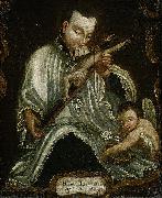 Saint Aloysius Gonzaga with the crucifix Anonymous