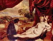 Venus und der Lautenspieler  Titian