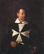Portrait of a Knight of Malta Caravaggio