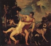 Venus and Adonis  Titian