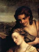 Wedding of Saint Catherine,details Correggio