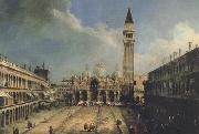 Piazza S.Marco con la basilica di fronte (mk21) Canaletto