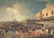 Ricevimento del'ambasciatore imperiale al palazzo Ducale (mk21) Canaletto