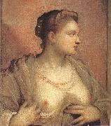Portrait of a Woman Revealing her Breasts Tintoretto