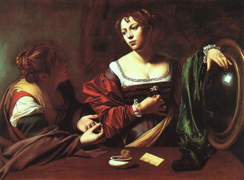 Caravaggio Martha and Mary Magdalene