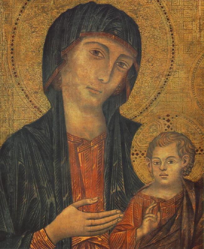 Cimabue The Madonna in Majesty (detail) fgjg