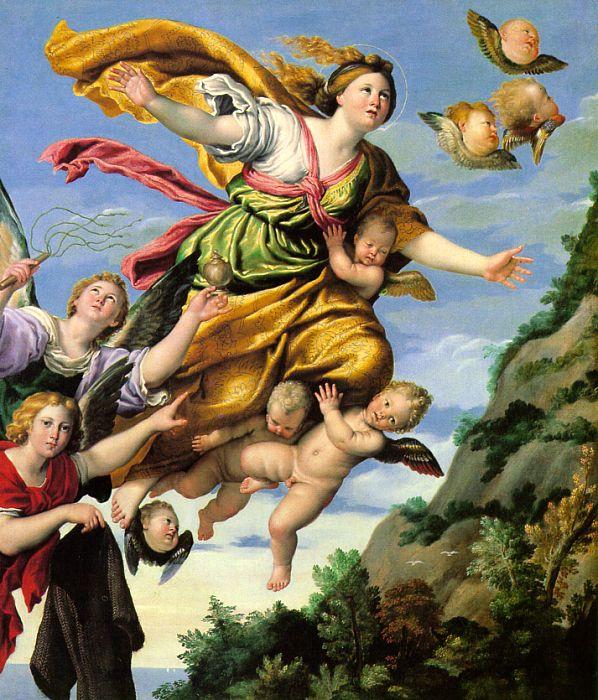 Domenichino The Assumption of Mary Magdalene into Heaven