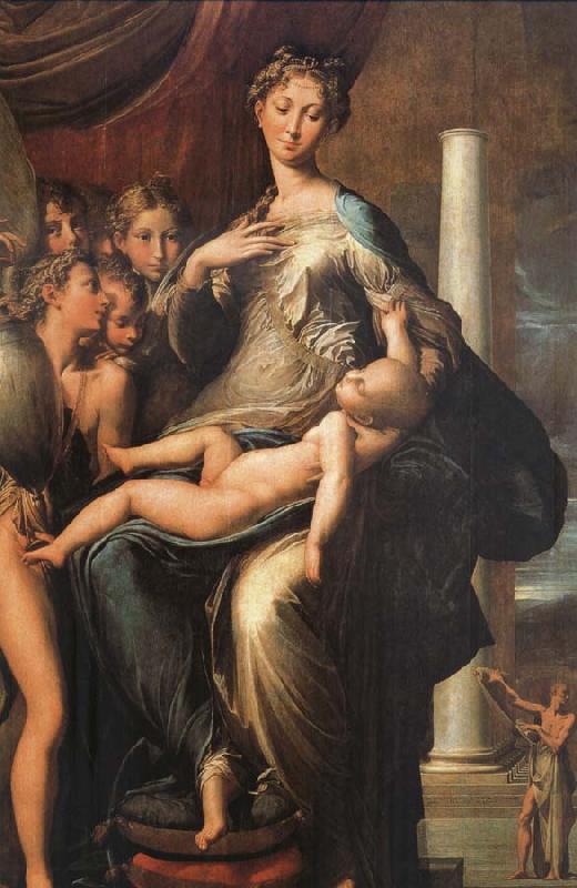 PARMIGIANINO The Madonna of the long neck