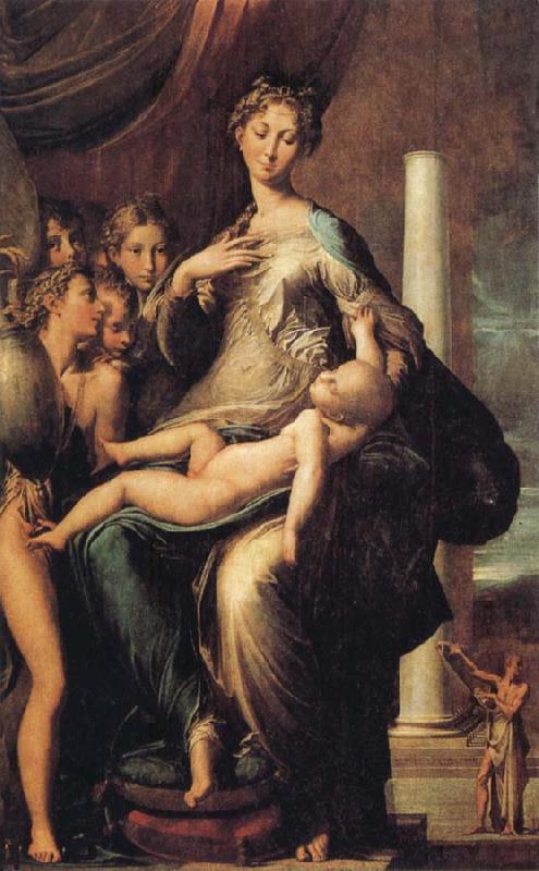 PARMIGIANINO Madonna of the Long Neck